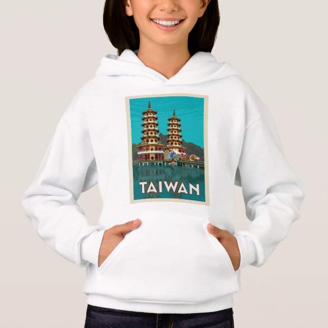Taiwan | Dragon und Tiger Pagodas Hoodie (Vorderseite)