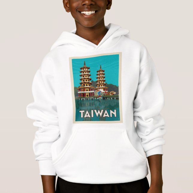 Taiwan | Dragon und Tiger Pagodas Hoodie (Vorderseite)
