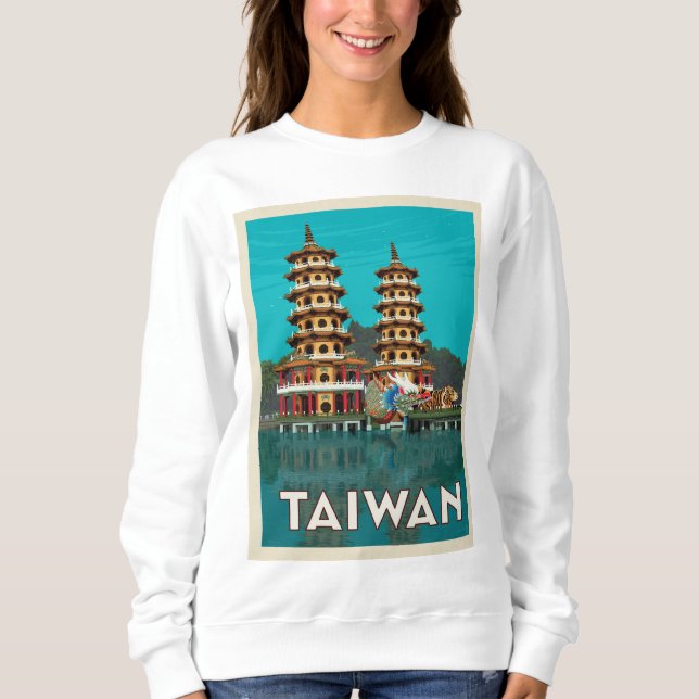 Taiwan | Dragon und Tiger Pagodas Sweatshirt (Vorderseite)