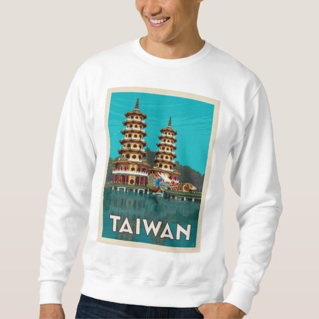 Taiwan | Dragon und Tiger Pagodas Sweatshirt (Vorderseite)
