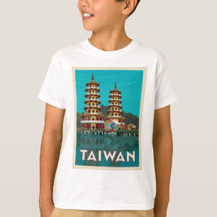Taiwan Dragon und Tiger Pagodas T-Shirt