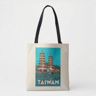 Taiwan   Dragon und Tiger Pagodas Tasche