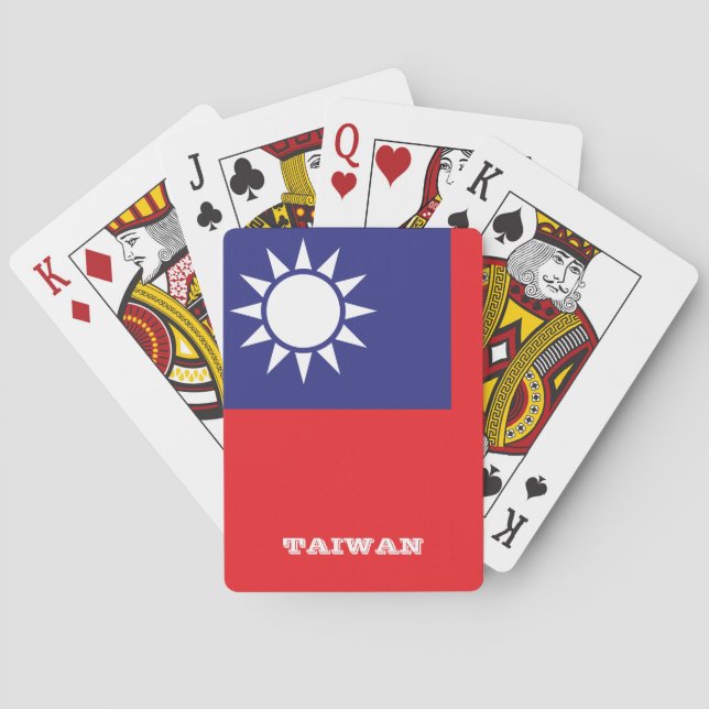 Taiwan Flag Games, Taiwan Spielkarten (Rückseite)