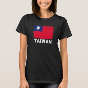 Taiwan Flag Unterstützung taiwanische Menschen Fra T-Shirt