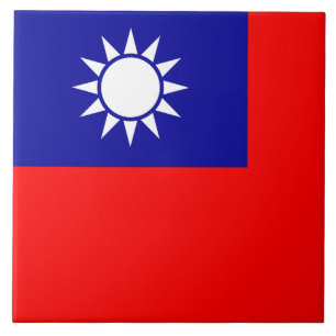 Taiwan-Flagge 台灣國旗 Republik China, Táiwān Guóqí Fliese