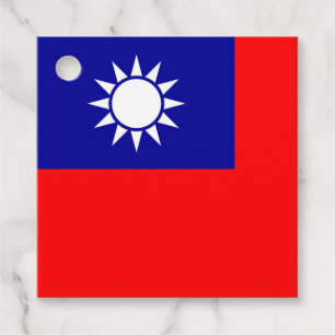 Taiwan-Flagge 台灣國旗 Republik China, Táiwān Guóqí Geschenkanhänger