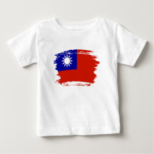 Taiwan-Flagge Baby T-shirt