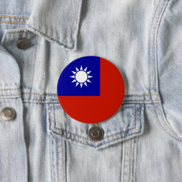Taiwan-Flagge Button