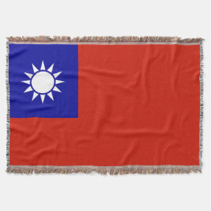 Taiwan-Flagge Decke