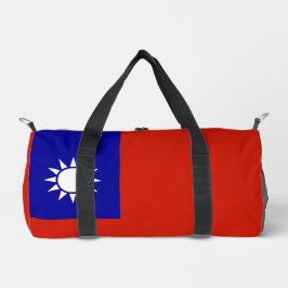 Taiwan-Flagge Duffle Bag