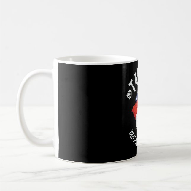 Taiwan-Flagge � Geist Australiens Kaffeetasse (Links)