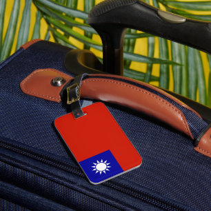 Taiwan-Flagge Gepäckanhänger