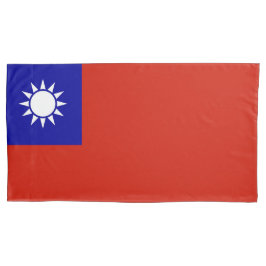 Taiwan-Flagge Kissenbezug