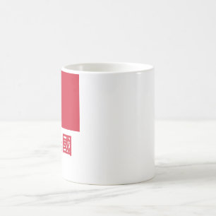 Taiwan-Flagge mit Namen auf Chinesen Kaffeetasse