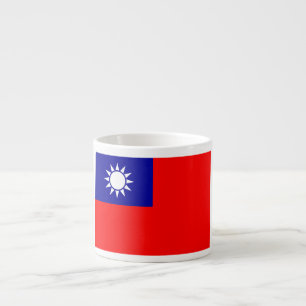 Taiwan-Flagge: Republik China, Chinesisch-Taipeh Espressotasse