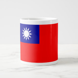 Taiwan-Flagge: Republik China, Chinesisch-Taipeh Jumbo-Tasse