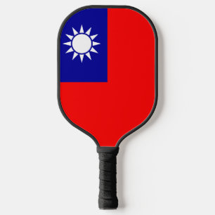Taiwan-Flagge: Republik China, Chinesisch-Taipeh Pickleball Schläger
