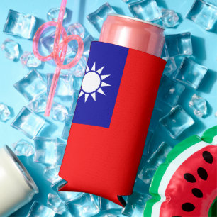 Taiwan-Flagge: Republik China, Chinesisch-Taipeh Selters Dosenkühler