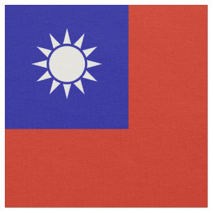 Taiwan-Flagge Stoff