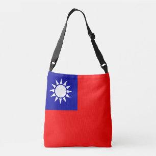 Taiwan-Flagge Tragetaschen Mit Langen Trägern