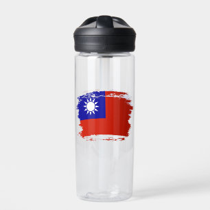 Taiwan-Flagge Trinkflasche