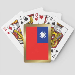 Taiwan Flaggen-Karten Spielkarten