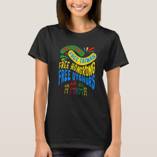 Taiwan - Freier Tibet-Protest Erste Unterstützung  T-Shirt