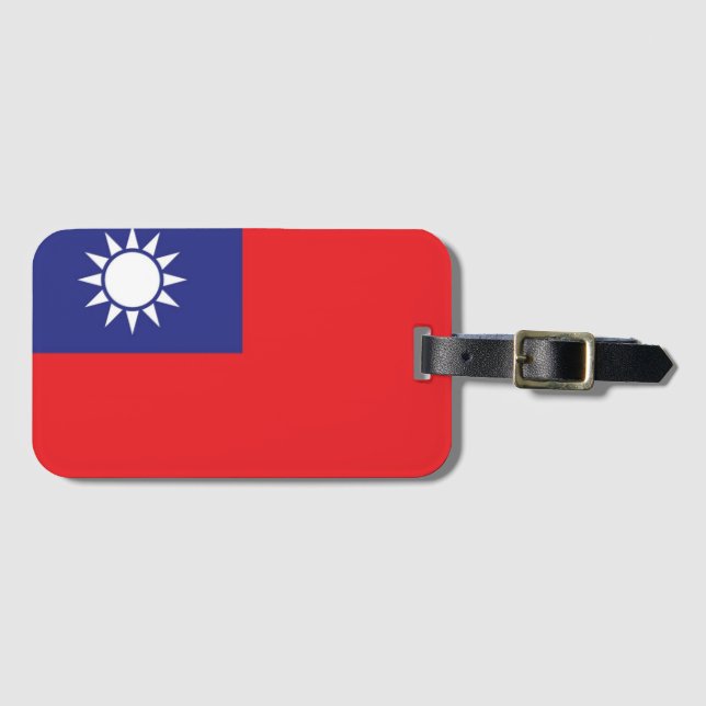 Taiwan Gepäckanhänger (Vorderseite (Horizontal))