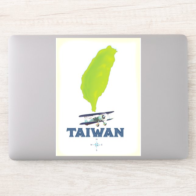 Taiwan-Karte Aufkleber (Computer)