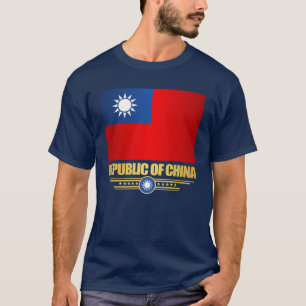Taiwan (Republik China) Flaggenstaaten-Shirt T-Shirt