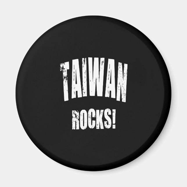 Taiwan Rocks! Magnet (Vorne)