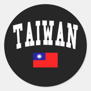 Taiwan-Stil Runder Aufkleber