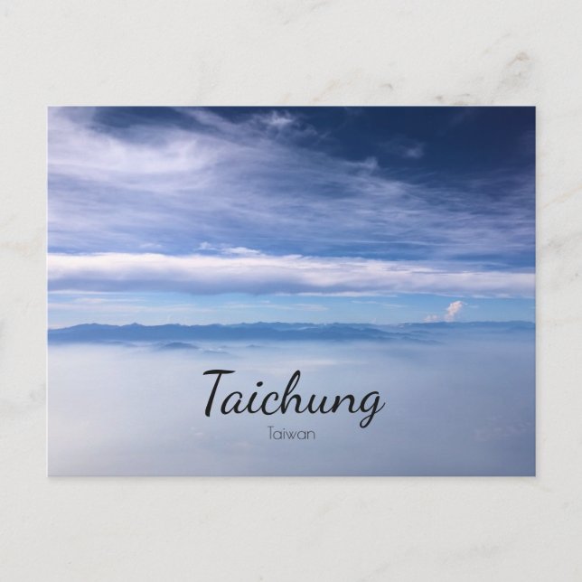 Taiwan Taichung Himmlisch Mountains Souvenir Postkarte (Vorderseite)