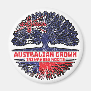 Taiwan Taiwanesisch Australier Australien Baumwurz Magnet