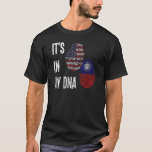 Taiwan taiwanische Flagge Proud Amerika Impressum  T-Shirt
