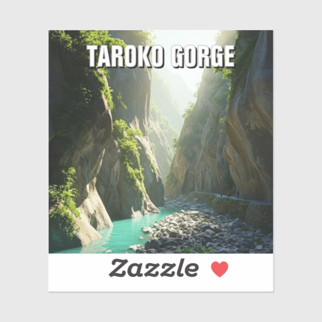 Taiwan Taroko Gorge Travel Aufkleber (Blatt)