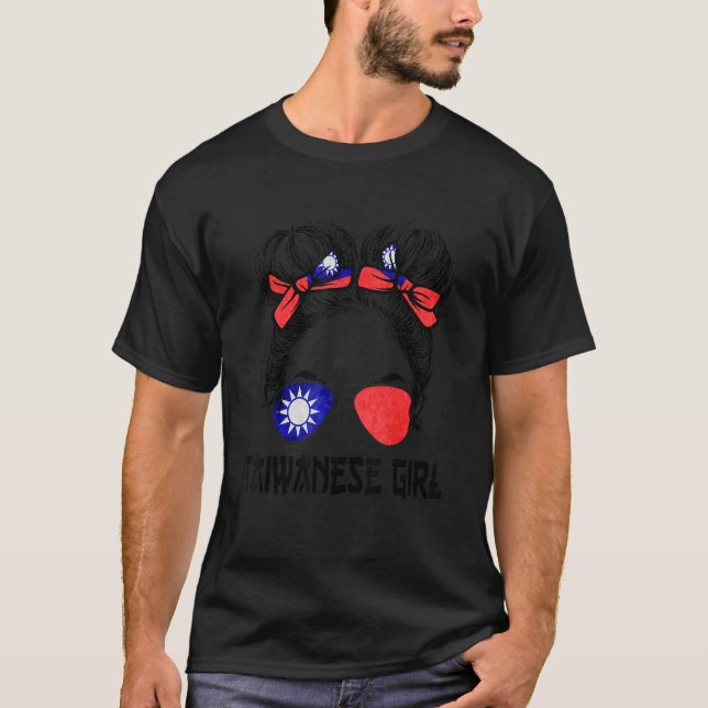 Taiwanese Girl Taiwan Flag Taiwan Pride Women Taiw T-Shirt (Vorderseite)