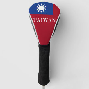 taiwanesische Flagge Golf Headcover