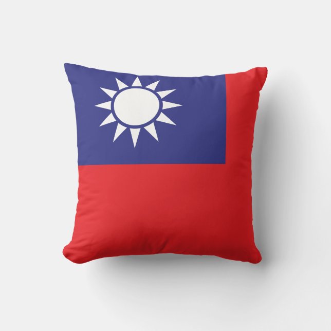 taiwanesische Flagge Kissen (Vorderseite)