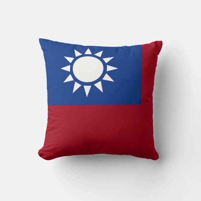 taiwanesische Flagge Kissen (Vorderseite)