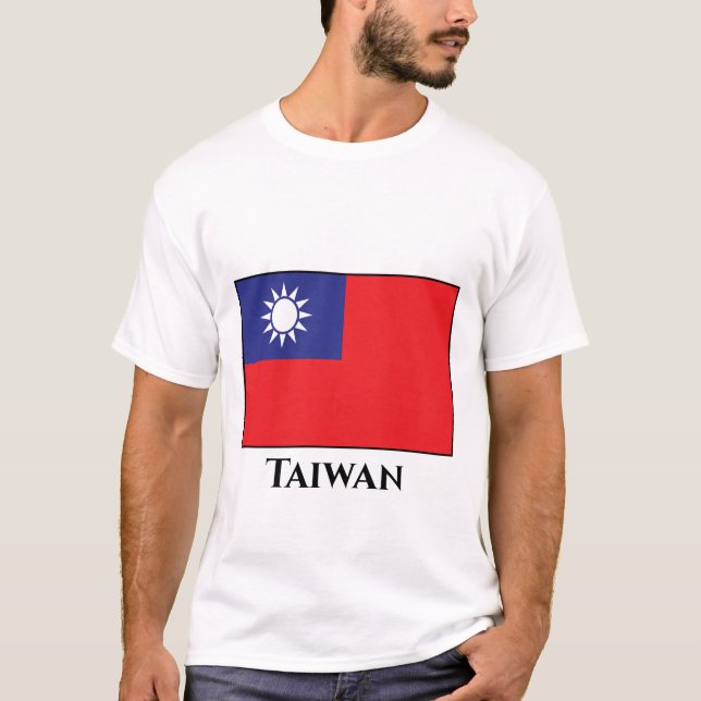 taiwanesische Flagge T-Shirt (Vorderseite)