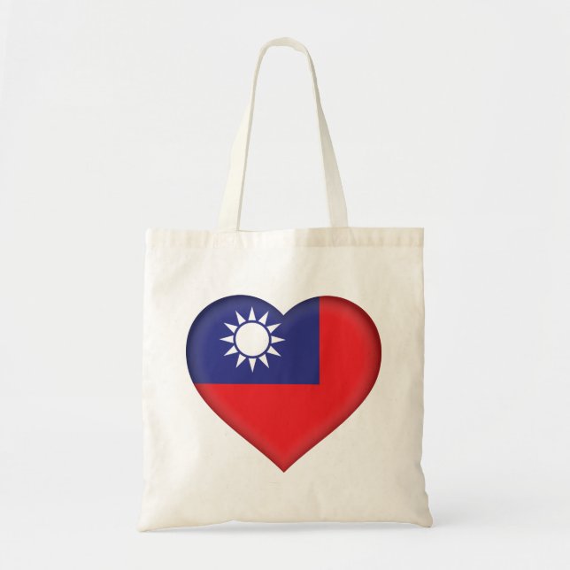 taiwanesische Flagge Tragetasche (Vorne)