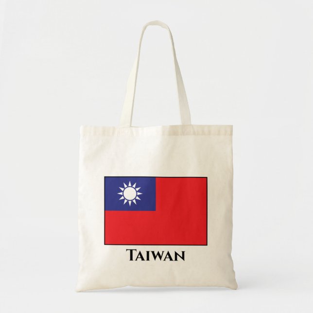 taiwanesische Flagge Tragetasche (Vorne)