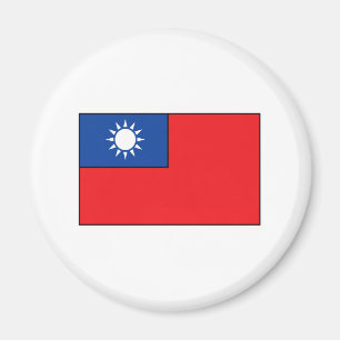 Taiwanesische Flaggen-T - Shirts und Geschenke Magnet