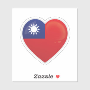 taiwanesische Liebe Aufkleber