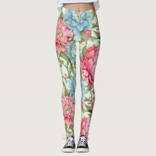 taiwanesische Peonies Leggings