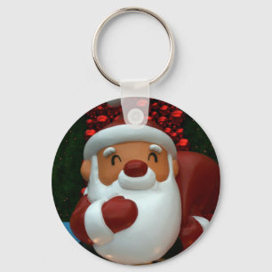 Taiwanesisches Vater-Weihnachten Schlüsselanhänger