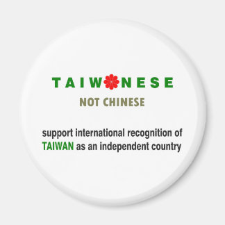 Taiwanisch, nicht chinesisch magnet