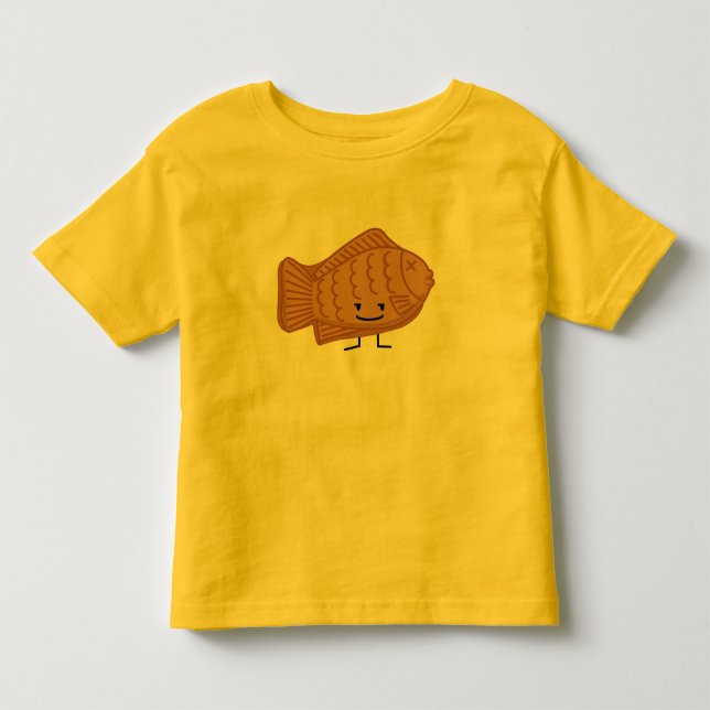 Taiyaki japanische Fisch-Förmige Kleinkind T-shirt (Vorderseite)