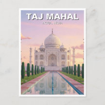 Taj Mahal Agra India Travel Souvenir